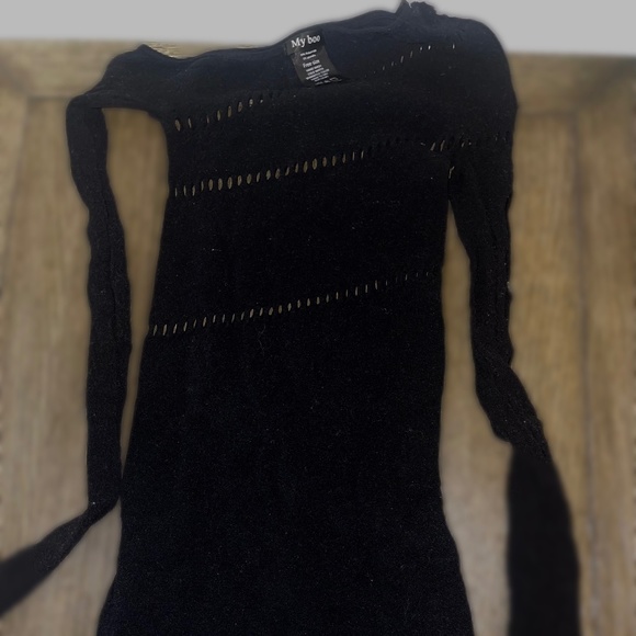 •HelloBarbie Black Diamond Cut Out Romper• - Picture 2 of 4